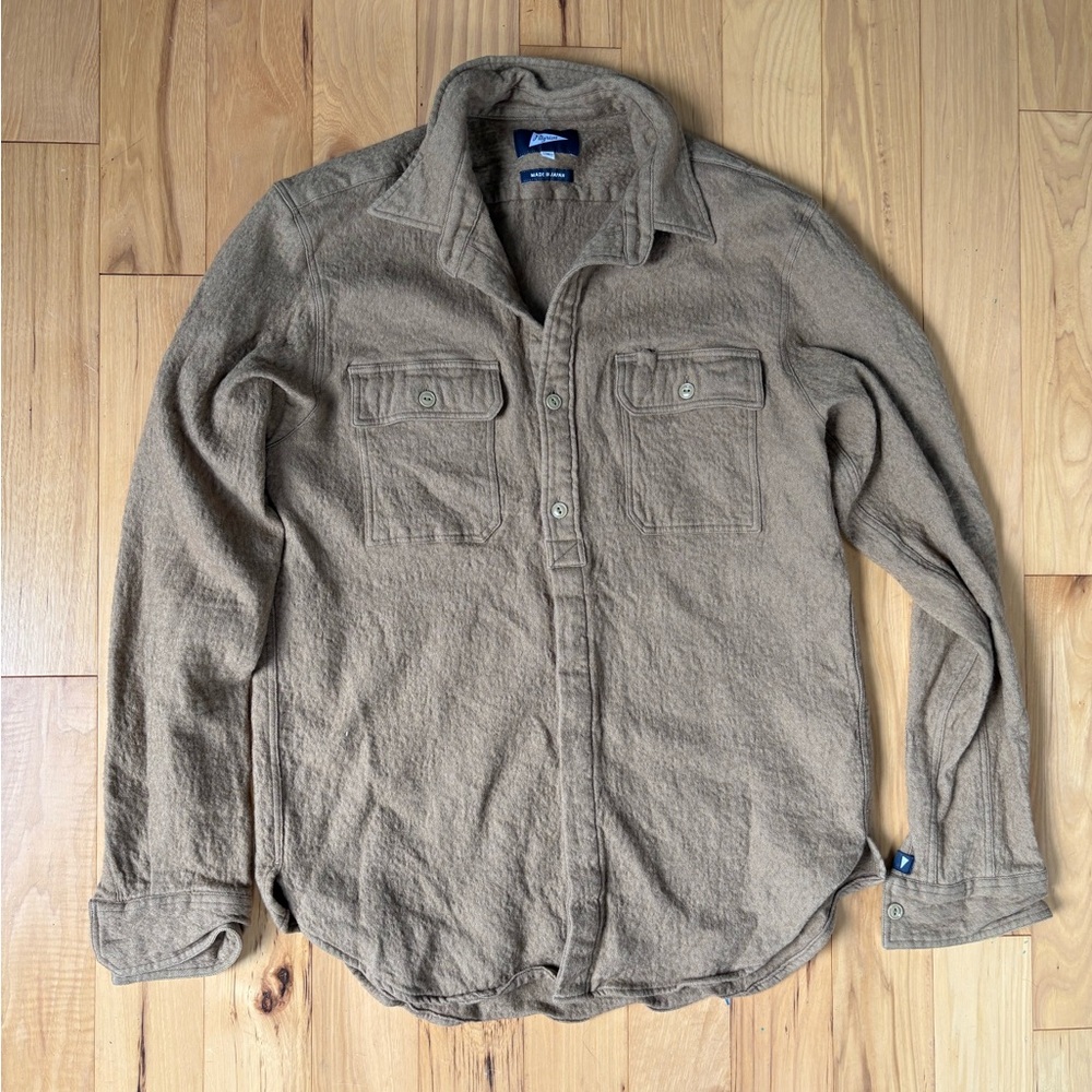 Pilgrim Men's Casual Button Down Shirt - Tan